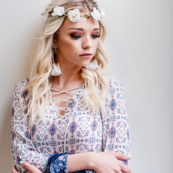 “Arriba!” Tassel Fringe Statement Hoop Earrings - Picture 9 of 14